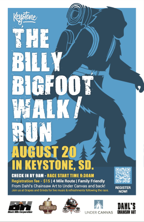 The Billy Bigfoot Walk/Run - Keystone, SD
